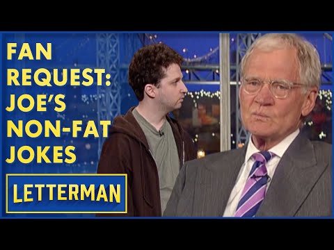 Fan Request: Joe Grossman's Non-Fat Chris Christie Jokes | David Letterman