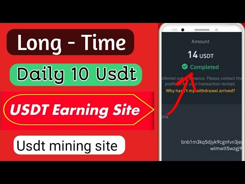 New USDT Earning Site 🤑 Usd Mining Site 2024 🔥 Without Investment 💰USDT Mining Website ✅ Free USDT