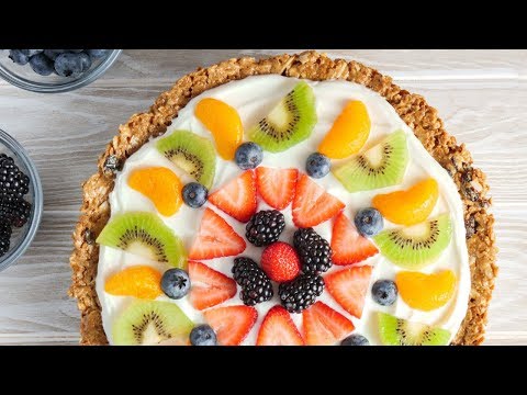 Raisin Bran Fruit Pizza