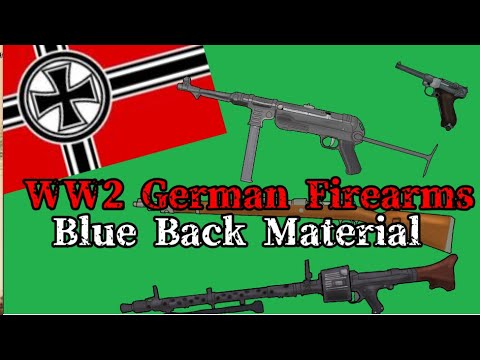 【Countryball】WW2 German Army Firearms Free Blue Back Material 【Polandball】