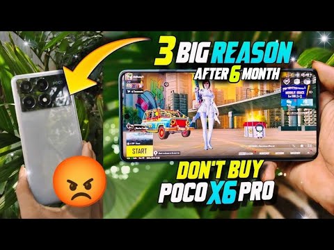 😲Dont buy POCO X6 PRO for gaming | Poco x6 pro long term review after 8 month😭