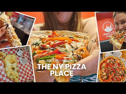 The NY Pizza Place 🍕 Boca Raton, FL, Full review + tasting! Authentic NY Pizza in #SouthFlorida! YUM