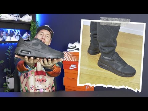 Unboxing/Reviewing The Nike Air Max SC Black/Black/Black (On Feet)