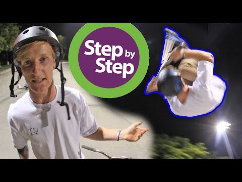 HOW TO FRONT FLIP FLAT ON SCOOTER