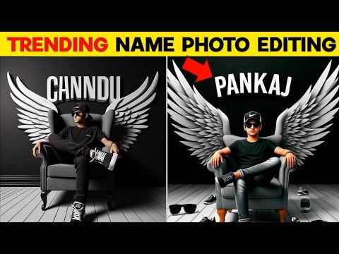 Viral 3D Wings Name Video Editing 100% Viral😱🔥? 3D Wings Name Photo Video Editing 2024 #chandueditz