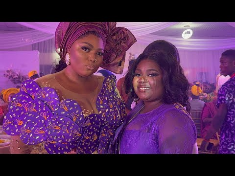 TOSIN OLANIYAN AND ZAINAB BAKARE AT TOYIN HAASTRUP’S WEDDING WITH LKT