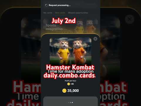 Hamster Kombat daily combo cards today 2nd July 2024 | #hamsterkombat #hamsterkombatdailycombotoday