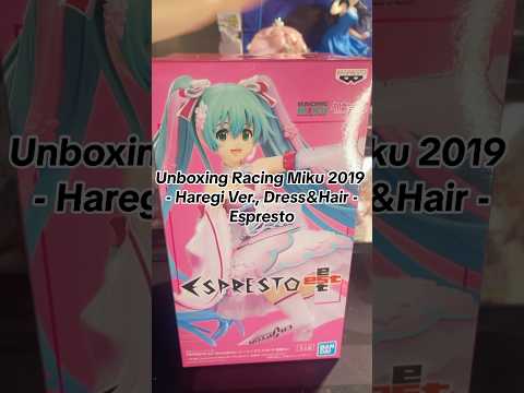 Starting the Racing Miku 2019 collection! #初音ミク #vocaloid #hatsunemiku #mikuhatsune #miku #unboxing