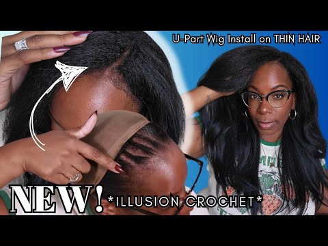 UNDETECTABLE Crochet Method on THIN HAIR U-Part with NO LEAVE *SEUN OKIMI Tutorial* 1st Attempt