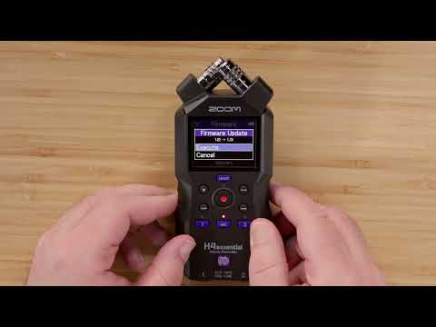 H4essential: Updating Firmware - Accessible Guide