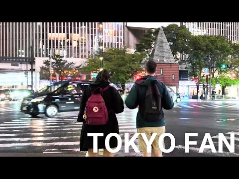 銀座散歩 |【4K】 Rainy Walking Ginza and Tokyo Station Tokyo Japan (Sept. 2024)