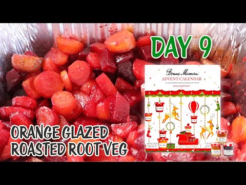 Day 9 Bonne Maman Advent Calendar 2022 🎄 Orange Glazed Roasted Root Vegetables 🍊 Nesco Roaster Oven