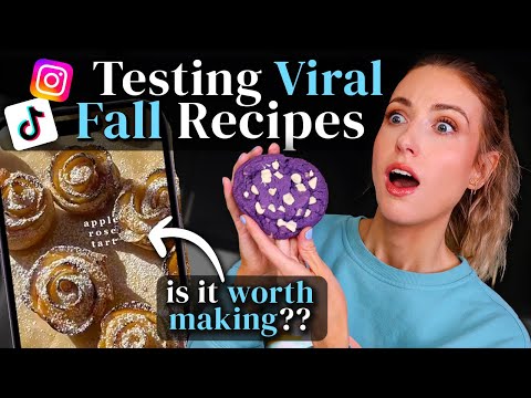 I Tried VIRAL FALL RECIPES that TIKTOK / INSTAGRAM RECOMMENDED... is ANYTHING worth making??