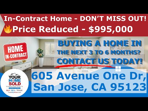 In-Contract - 605 Avenue One Dr, San Jose, CA 95123