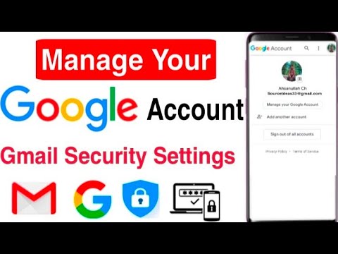 Manage your Google Account | Google Account Settings | Gmail Account Setting | Manage Google Account