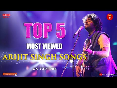 Top 5 Most Viewed Arijit Singh songs on YouTube | arijit singh song tiktok mashup | #shorts