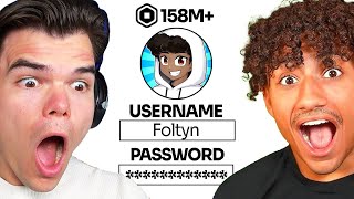 Logging Into FOLTYNS Roblox Account!