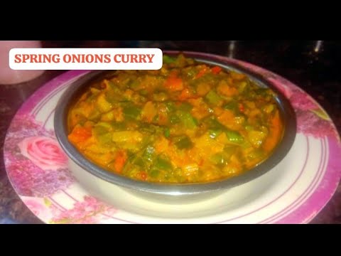 ఉల్లి పరక కర్రీ SPRING ONION CURRY #viralfood #trending#springonioncurry#onion