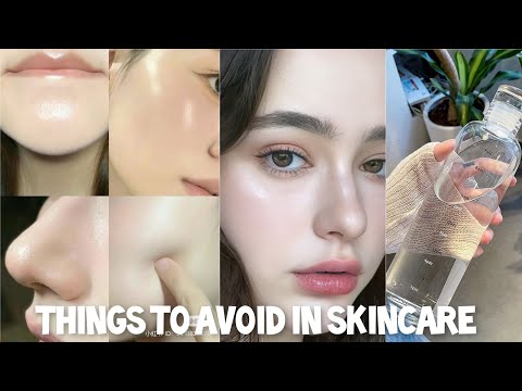 "THINGS TO AVOID IN SKINCARE TO GET GLOWING GLASS SKIN."|💕✨ #viral #fypシ゚viral #fyp #skincare