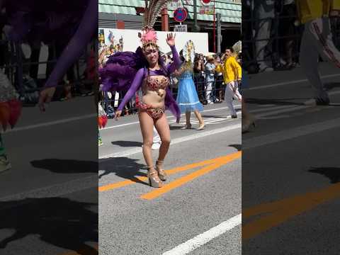 むちむちボディ美人【Asakusa Samba】Samba Carnival (東京散歩) #shorts