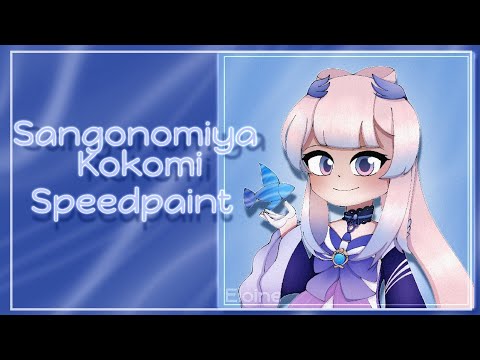 Sangonomiya Kokomi | Speedpaint | Genshin Impact