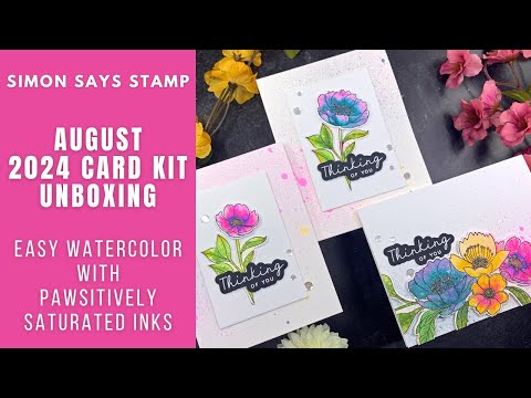 SSS August 2024 Card Kit Unboxing + 3 Cards!