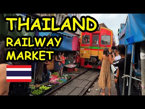 MAEKLONG RAILWAY MARKET & Damnoen Saduak Floating Market - Bangkok Day Trip