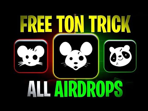 FREE TON TRANSACTION IN PANDAS, RATS & MOUSE AIRDROPS✅ FREE TON TRANSACTION TRICK📈