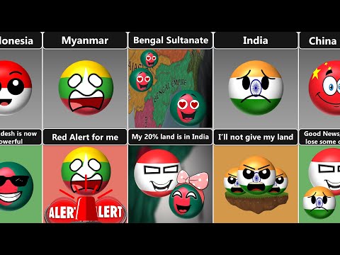 If Bangladesh Suddenly Change Into Bengal Sultanate [Countryballs]