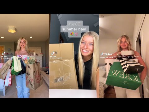 Summer shopping haul - TikTok compilation