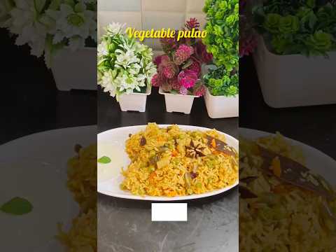 Vegetable pulao recipe 😋👌/ Masala vegetable pulao #shorts #short