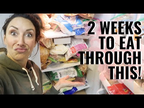 Eating through my FREEZER Part 1! Freezer tips & tricks - Shelf-cooking freezer food! | Jordan Page