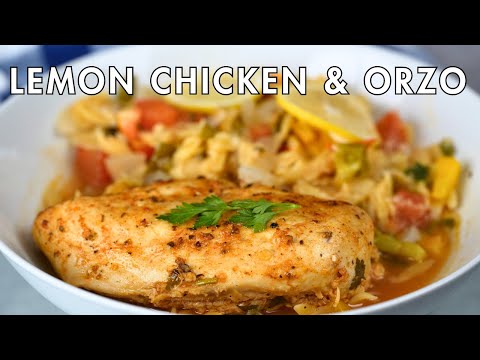 Lemon Chicken and Orzo Casserole Recipe | Easy and Flavorful Dinner Idea by Kelvin's Kitchen