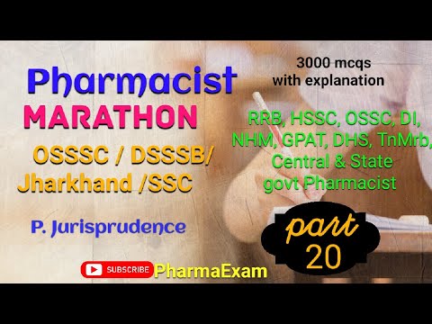 All Pharmacy Act's|Jurisprudence (316-355) #pharmacistexampreparation #osssc_pharmacistexam #dsssb