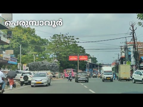 Perumbavoor Town// Perumbavoor Town Road Journey//Perumbavoor Travel vlog