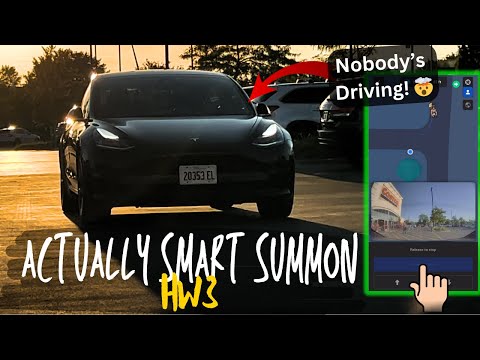 Actually Smart Summon HW3 Kicks A.S.S. in Costco Parking Lot