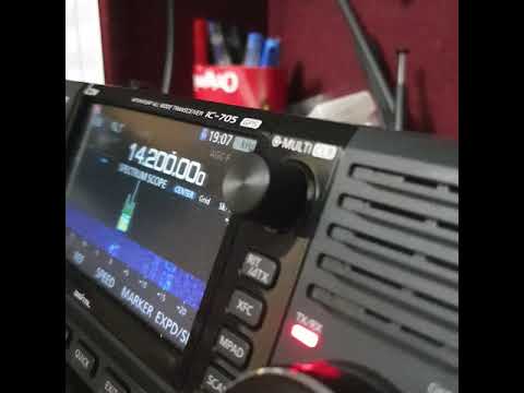 20m QSO with Vu2Gtg & Vu2Bqf (23.06.21)_ using ICOM IC-705 with linear PA 40w pep