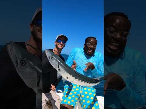 HILARIOUS!!!First ever fish tries to bite back!! 😂 #fishingfails #firstfish #shorts