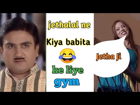 Jethalal ne kiya💥🔥 babita ji ke liye joging 🤣😂 Sigma rule #65