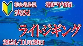 【初心者必見】【実況】2024年11月20日　ライトジギングを実証してみた！