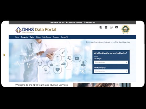 NH DHHS Data Portal Overview Training