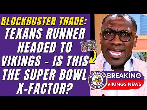 🔥🤯 UNBELIEVABLE: VIKINGS ON THE BRINK OF LANDING EXPLOSIVE RB FROM TEXANS! MINNESOTA VIKINGS NEWS