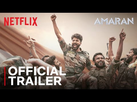 Amaran | Trailer | Sivakarthikeyan, Sai Pallavi | Netflix India