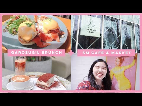 Garosugil Cafe Hopping + SM Entertainment SUM Cafe & Market | Korea Vlog #8