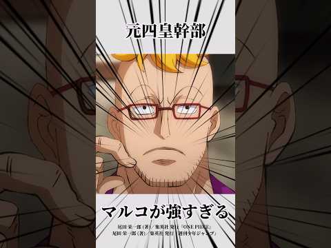 マルコに関する面白い雑学#ワンピース #onepiece #雑学 #マルコ