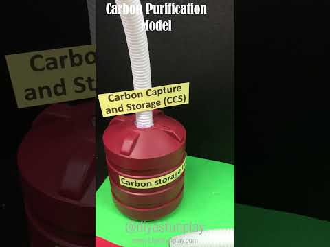 carbon purification science project model - #shorts - #diyasfunplay