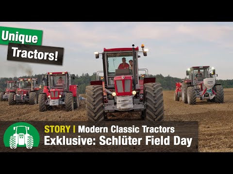 Schlüter Tractors | 1st Zaisertshofen Field Day | Modern Classics  | Exclusive video | 4K