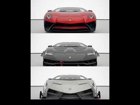 Aventador vs Centenario vs Veneno 👿 #lamborghini #youtubeshorts