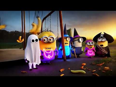 Halloween Minions Pumpkin Spooky Animation Banana Adventure