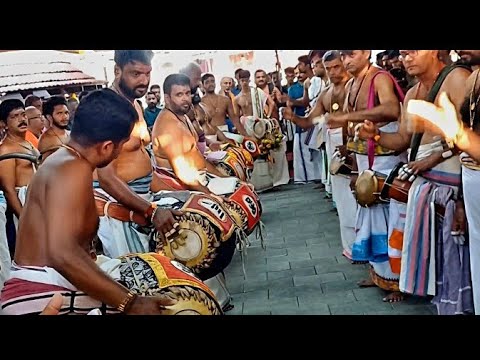 തിരുവറ നിറമാല പഞ്ചവാദ്യം :- പതികാലം മദ്ദള താളവട്ടം & തീര് - ഏലൂർ അരുൺദേവ് വാര്യർ #madhalam #thalam.